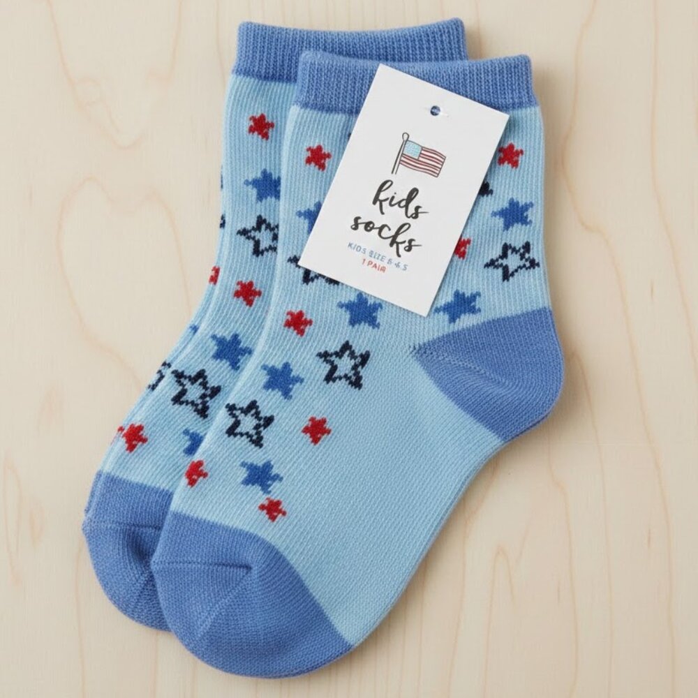 NEW Made for Retail Kids Socks 1 Pair Size 5-6.5